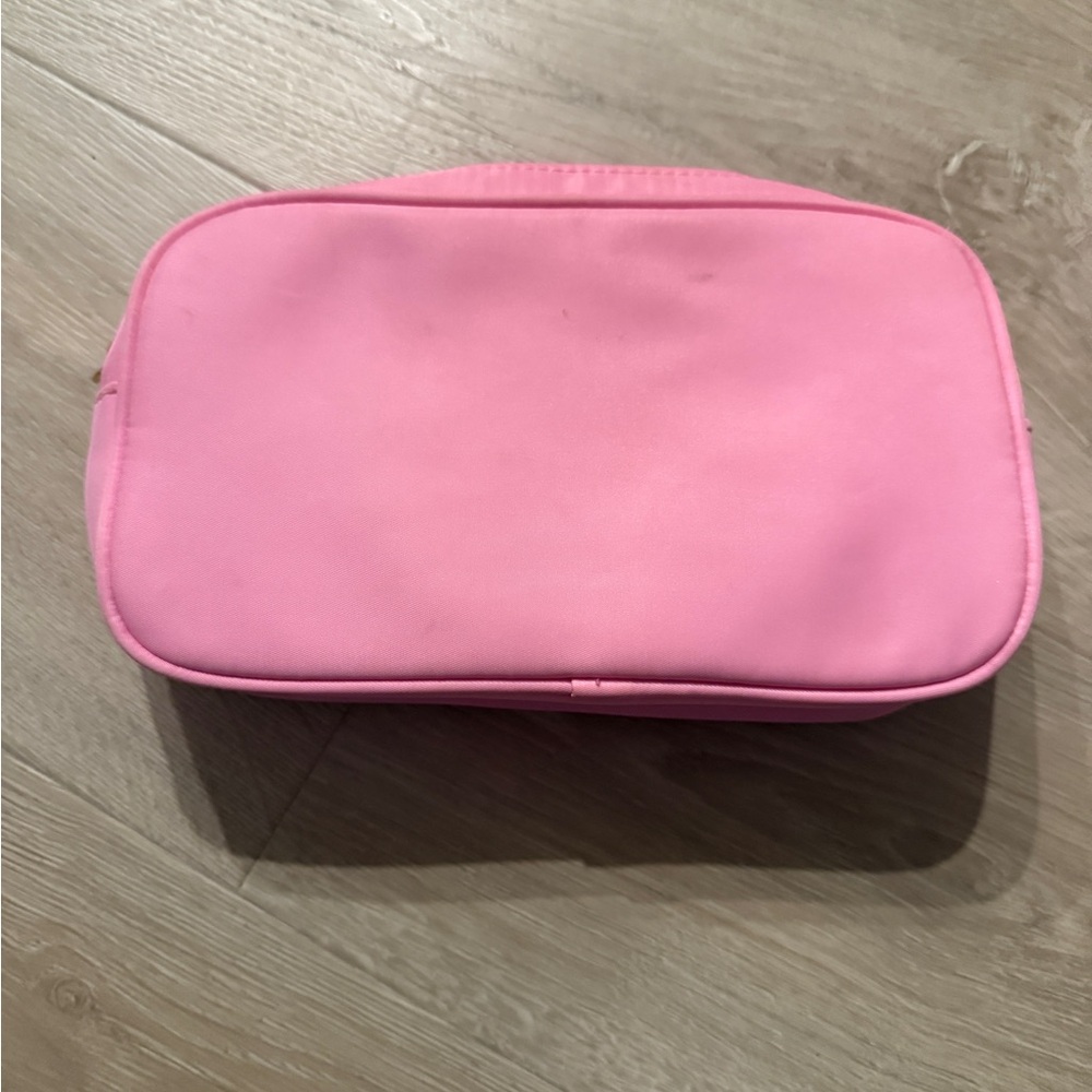 Pink Stoney Clover pouch bag